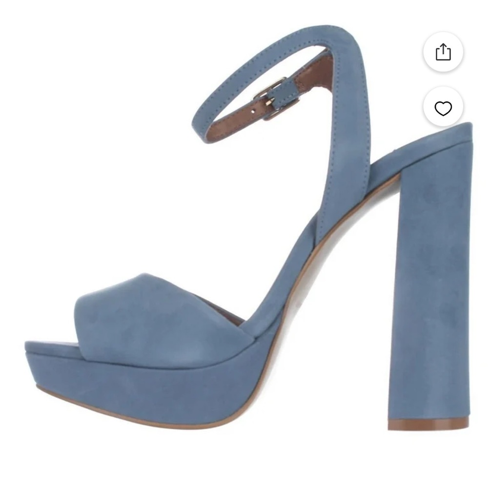 Steve Madden Light Blue Platform Kierra Heels - Picture 8 of 11
